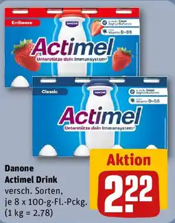 REWE Danone Actimel Drink Angebot
