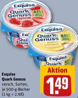 REWE Exquisa Quark Genuss Angebot