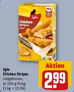 REWE Iglo Chicken Stripes Angebot