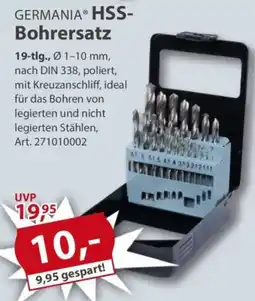 Sonderpreis Baumarkt GERMANIA HSS- Bohrersatz Angebot