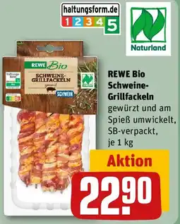 REWE REWE Bio Schweine- Grillfackeln Angebot