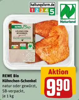 REWE REWE Bio Hähnchen-Schenkel Angebot