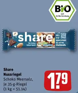 REWE Share Nussriegel Angebot