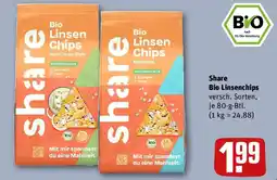 REWE Share Bio Linsenchips Angebot