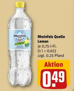 REWE Rheinfels Quelle Lemon Angebot