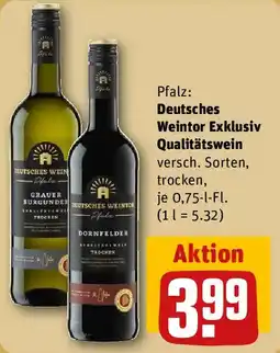REWE Deutsches Weintor Exklusiv Qualitätswein Angebot