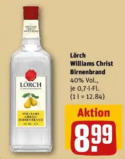 REWE Lörch Williams Christ Birnenbrand Angebot