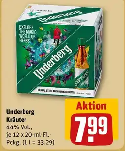 REWE Underberg Kräuter Angebot