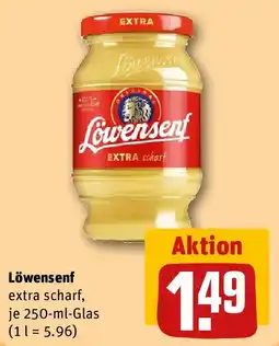 REWE Löwensenf extra scharf Angebot