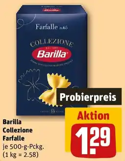 REWE Barilla Collezione Farfalle Angebot