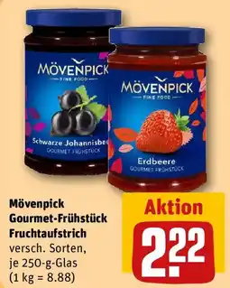 REWE Mövenpick Gourmet-Frühstück Fruchtaufstrich Angebot