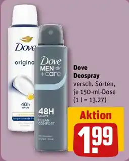 REWE Dove Deospray Angebot