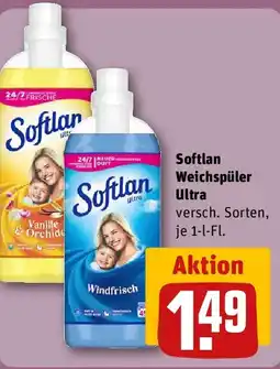 REWE Softlan Weichspüler Ultra Angebot