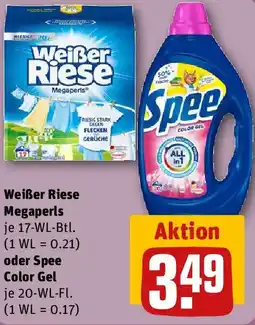 REWE Weißer Riese Megaperls oder Spee Color Gel Angebot