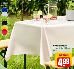REWE Partytischdecke Angebot