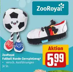 REWE ZooRoyal Fußball Hunde-Zerrspielzeug Angebot