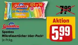 REWE Spontex Mikrofasertücher Angebot