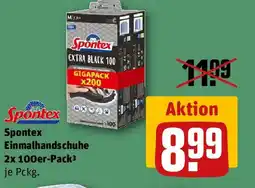 REWE Spontex Einmalhandschuhe 2x 100er-Pack Angebot