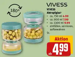 REWE VIVESS Abtropfglas Angebot