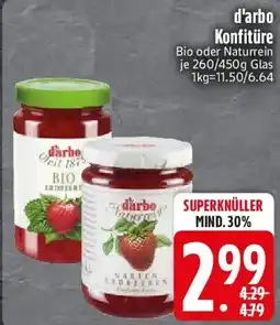 Edeka d'arbo Konfitüre Angebot