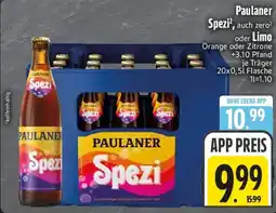 Edeka Paulaner Spezi, auch zero Angebot