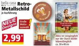 Norma bella casa Retro- Metallschild Angebot