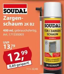 Sonderpreis Baumarkt SOUDAL Zargenschaum 2K B2 Angebot