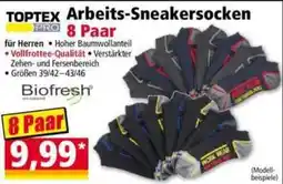 Norma TOPTEX Arbeits-Sneakersocken PRO 8 Paar Angebot