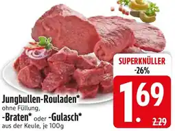 Edeka Jungbullen-Rouladen -Braten oder -Gulasch Angebot