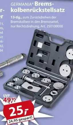 Sonderpreis Baumarkt GERMANIA Bremskolbenrückstellsatz Angebot