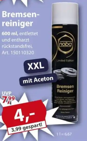 Sonderpreis Baumarkt noba Bremsenreiniger Angebot