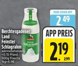 Edeka Berchtesgadener Land Feinster Schlagrahm Angebot