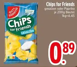 Edeka GUT & GUNSTIG chips for friends Angebot