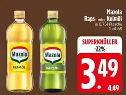Edeka Mazola Raps- oder Keimöl Angebot