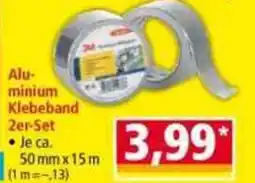 Norma 3M Klebebänder Aluminium Klebeband Angebot