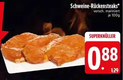 Edeka Schweine-Rückensteaks Angebot