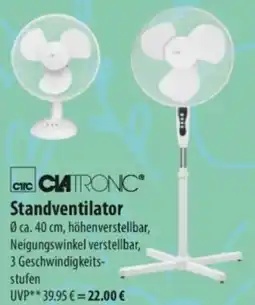 Famila Nord Ost CLATRONIC Standventilator Angebot