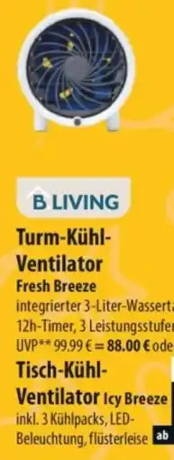 Famila Nord Ost B LIVING Tisch-Kühl- Ventilator Icy Breeze Angebot