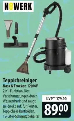 Famila Nord Ost N8WERK Teppichreiniger Nass & Trocken 1200W Angebot