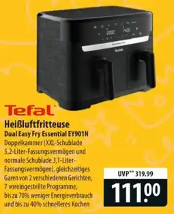 Famila Nord Ost Tefal Heißluftfritteuse Dual Easy Fry Essential EY901N Angebot