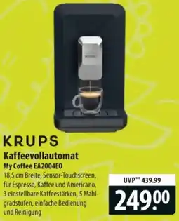 Famila Nord Ost KRUPS Kaffeevollautomat My Coffee EA2004E0 Angebot