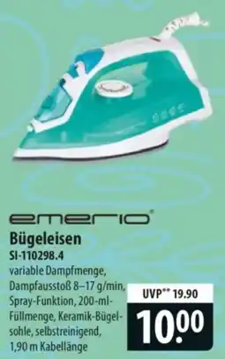 Famila Nord Ost emerio Bügeleisen SI-110298.4 Angebot
