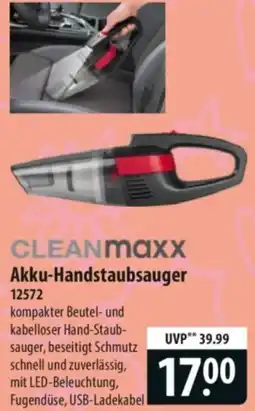 Famila Nord Ost CLEANMaxx Akku-Handstaubsauger 12572 Angebot