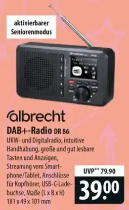 Famila Nord Ost albrecht DAB+-Radio DR 86 Angebot