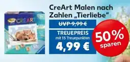 Edeka CreArt Malen nach Zahlen „,,Tierliebe" Angebot