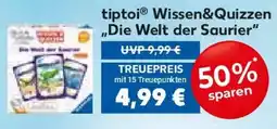 Edeka tiptoi Wissen & Quizzen ,,Die Welt der Saurier" Angebot