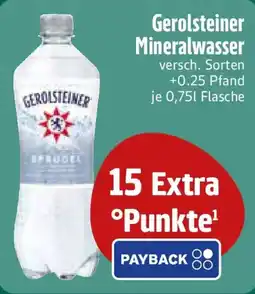 Edeka Gerolsteiner Mineralwasser Angebot