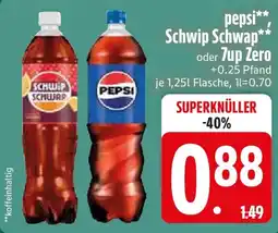 Edeka pepsi Schwip Schwap oder 7up Zero Angebot
