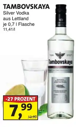 Lösch Depot TAMBOVSKAYA Silver Vodka Angebot