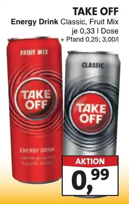 Lösch Depot TAKE OFF Energy Drink Classic, Fruit Mix Angebot